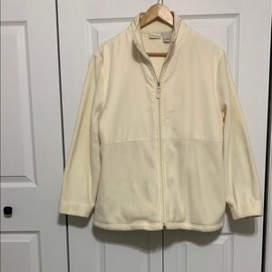 Kim Rogers Off-White Fleece Jacket